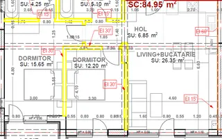 Apartament 3 Camere Finalizat Mutare Imediata Th. Pallady - Schiță 18