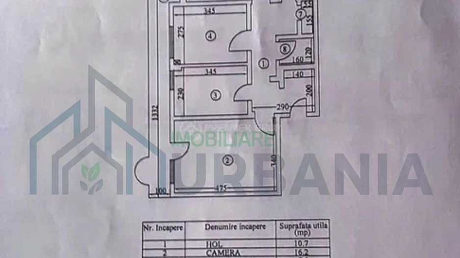 Apartament 3 camere, decomandat, Dancu – 83 mp, etaj 1 - Poză 8