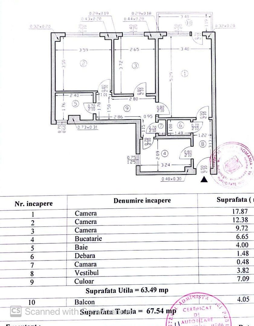 Pestera 3 Camere Prea Aproape de Metrou Gorjului Cu Loc de Joaca 67mp - Poză 4