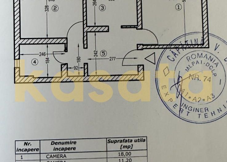 Aviatiei 2 camere | etaj intermediar | instalatii schimbate - Schiță 17