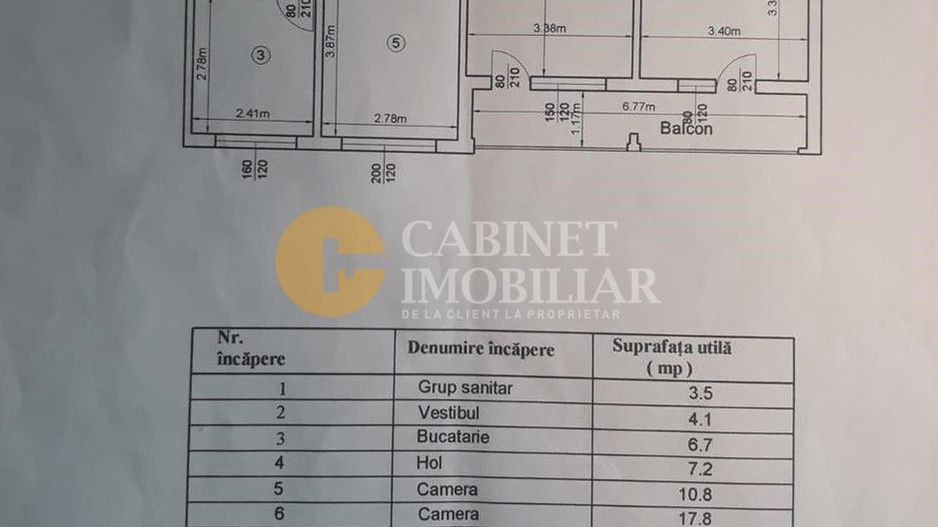 Apartament 3 camere decomandat - Etaj Intermediar - Fara Risc - Podu Ros - Poză 1