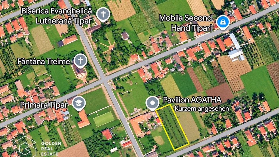 Teren constructii vila sau casa de vacanta la Tipar, jud. Arad. - Poză 3