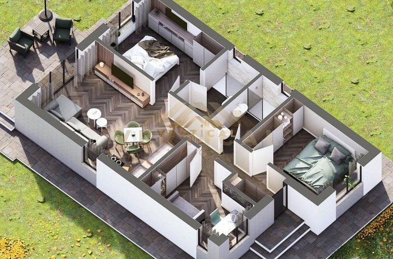 6 Case superbe situate in inima comunei Berceni - Poză 3