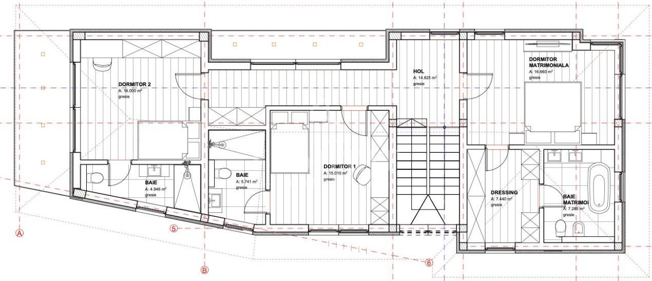 Vilă cu 5 camere zonă aproape de pădure cartier Făget - Schiță 14