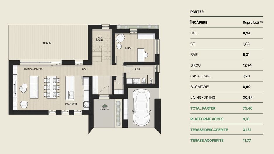 VILA PREMIUM LA PADURE | SUSTENABILA | EFICIENTA ENERGETIC | MOGOSOAIA - Poză 12