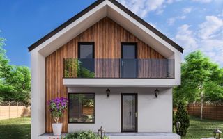 Vila individuala- 135mp utili- 4 camere- 468mp teren-beci - Poză 1