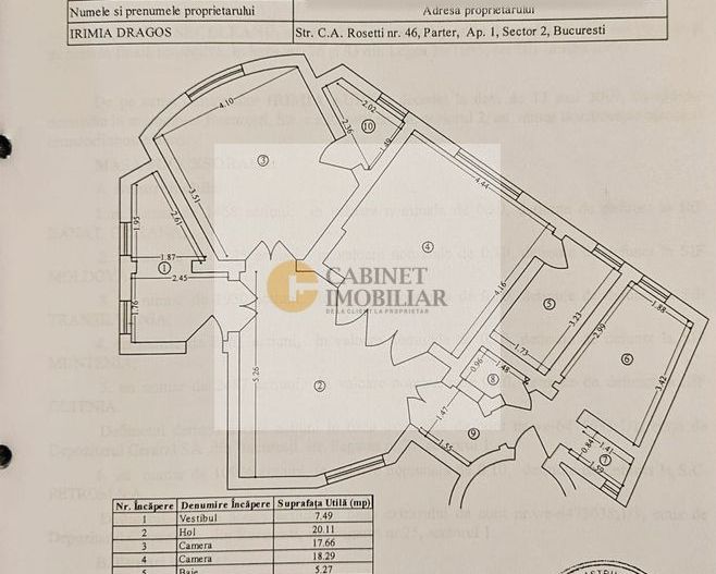 3 camere I 96 mp totali I Rosetti I Parter inalt I Pretabil cabinet - Poză 30