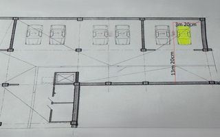 Vânzare, parcare , 20 mp, strada Sprîncenoaia, Centru - Poză 3