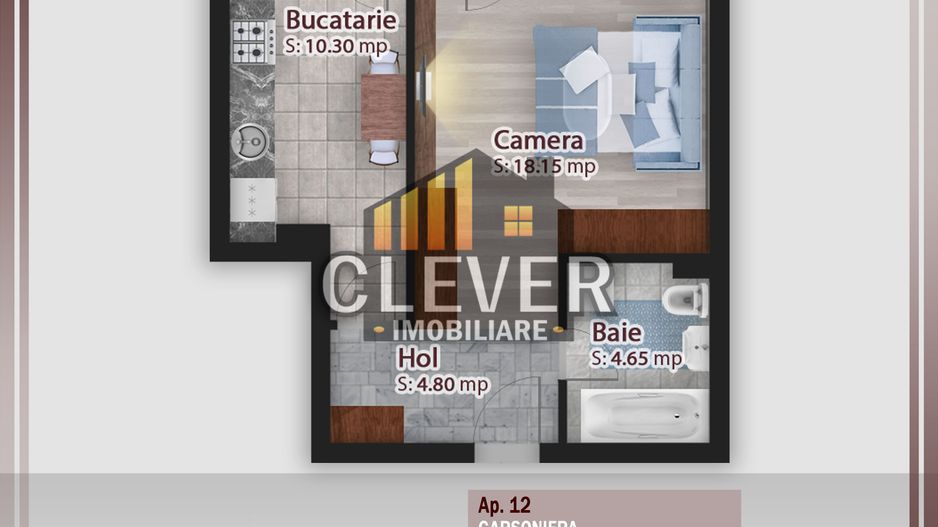 Garsoniera decomandata Direct Dezvoltator-Theodor Pallady - Poză 1