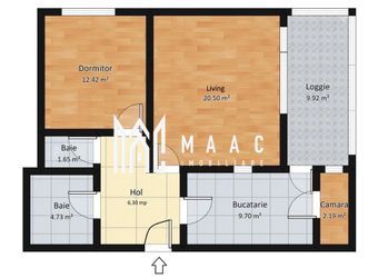 Apartament 2 camere I teren I etaj 2 I balcon I Ștrand - Poză 3