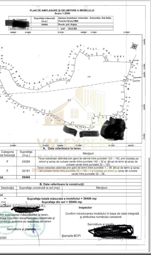 TEREN 6 HA (35000 MP INTRAVILAN + 24200 MP EXTRAVILAN) - Poză 1