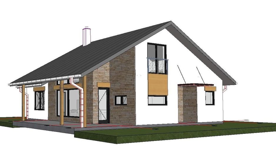 Teren 744 mp + Proiect cabana  Marisel - Poză 4