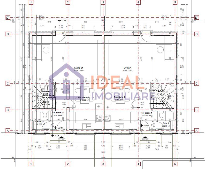 Duplex elegant cu 4 camere, curte și loc de parcare – design modern, Șura Mică - Schiță 11