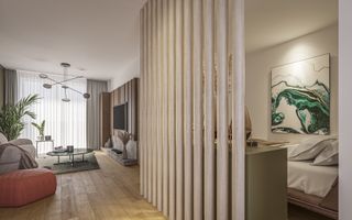 Studio Modern cu Balcon Mare – Sky Light Residence - Poză 2