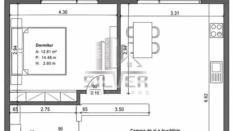 Apartamente cu 2 camere/50-55mp/TERASE 20-52mp/IMOBIL NZEB/TVA INCLUS. - Poză 4