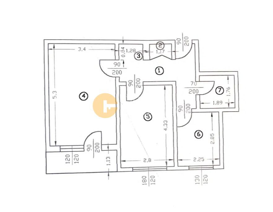 Apartament cu 2 camere decomandat, etaj intermediar - zona Garii - Poză 6