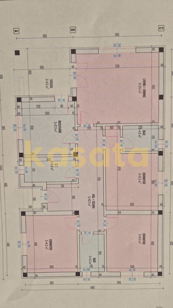 🏡 Casă pe parter de vânzare în Domnești | Încălzire în pardoseală - Schiță 15