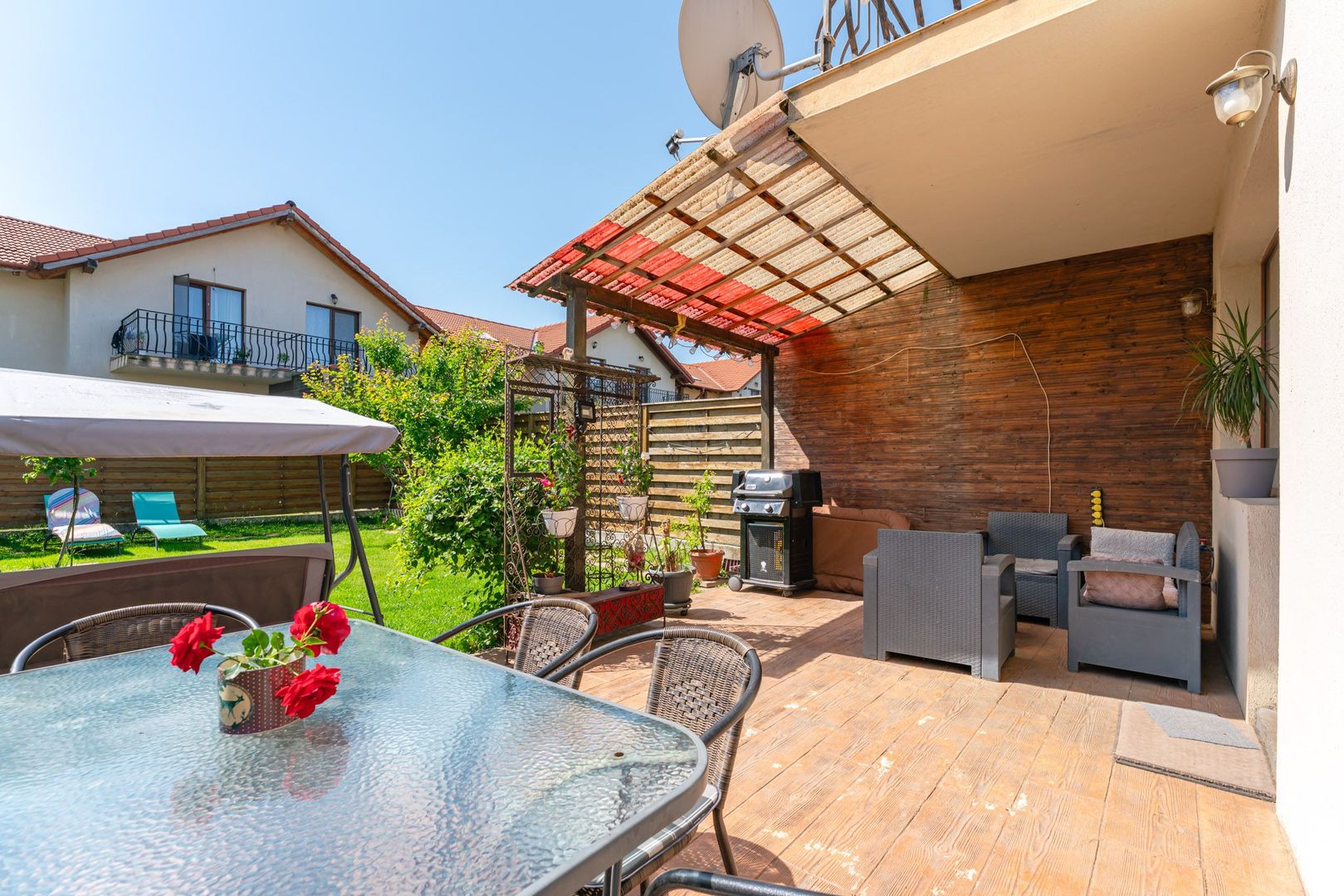 Casă înșiruită în Sânpetru, mobilată, comision 0% cumpărător - Poză 18