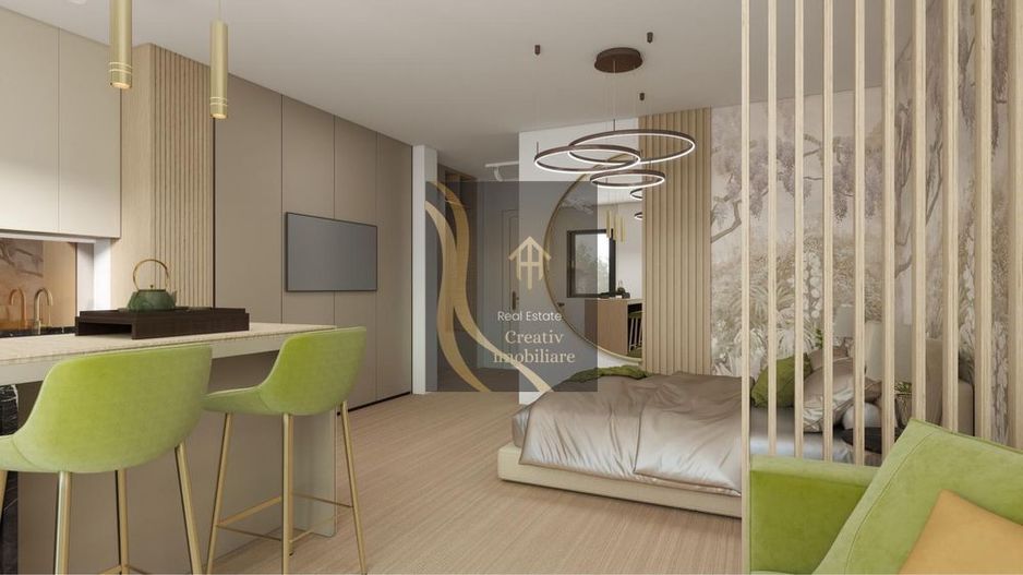 Inchiriez Studio nou complet mobilat/utilat - Poză 1