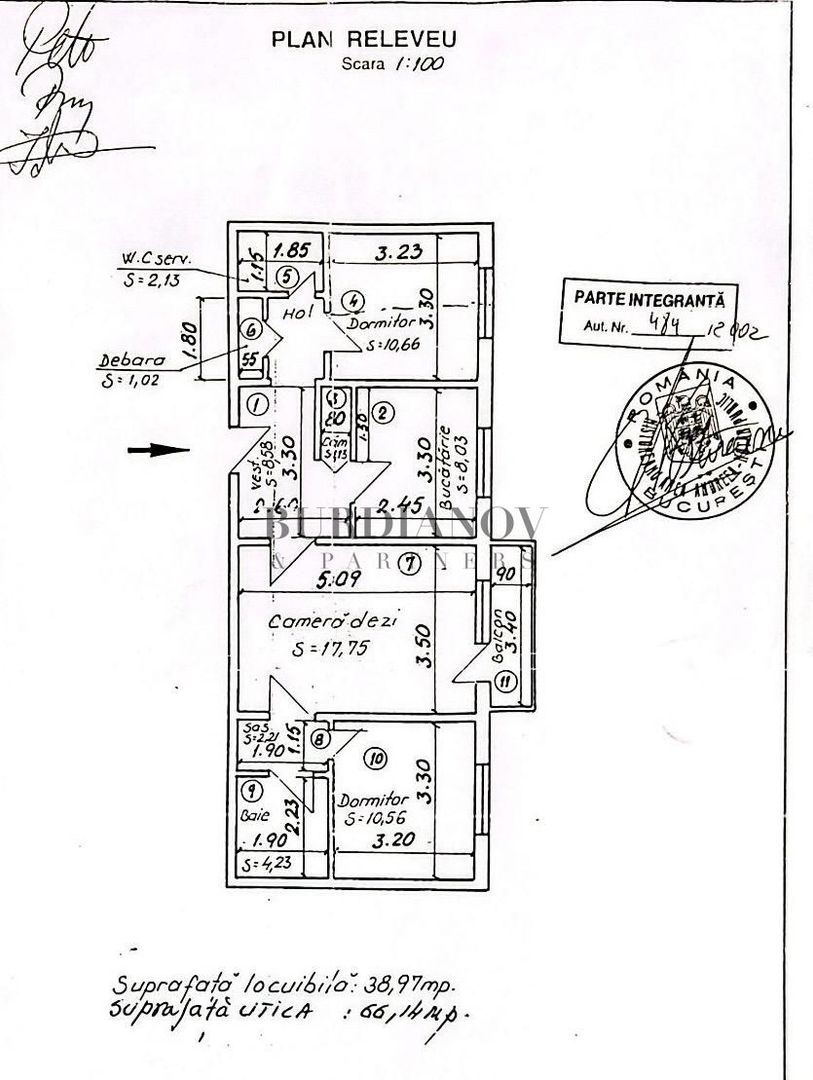 Apartament cu 3 camere - Șoseaua Berceni 21- Metrou Piața Sudului - Poză 4