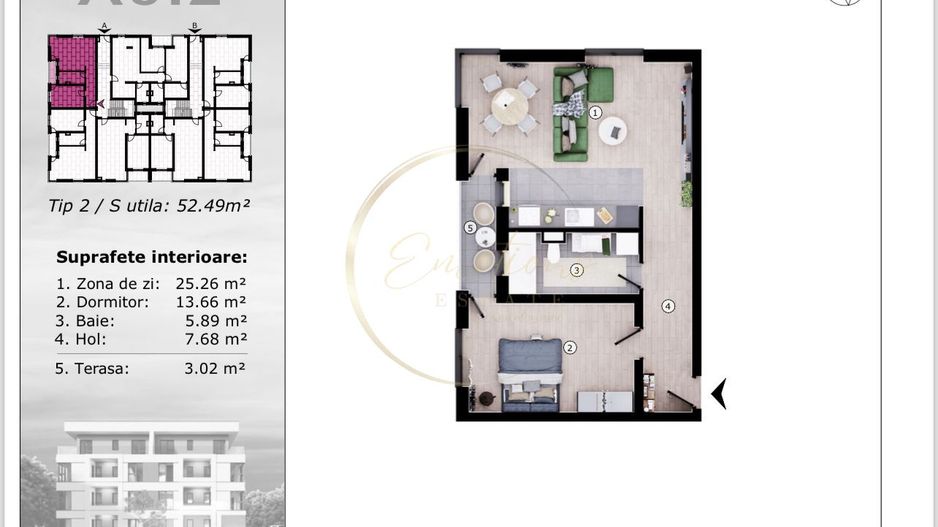 NOU | Apartament cu 2 camere - TORONTALULUI - Poză 4
