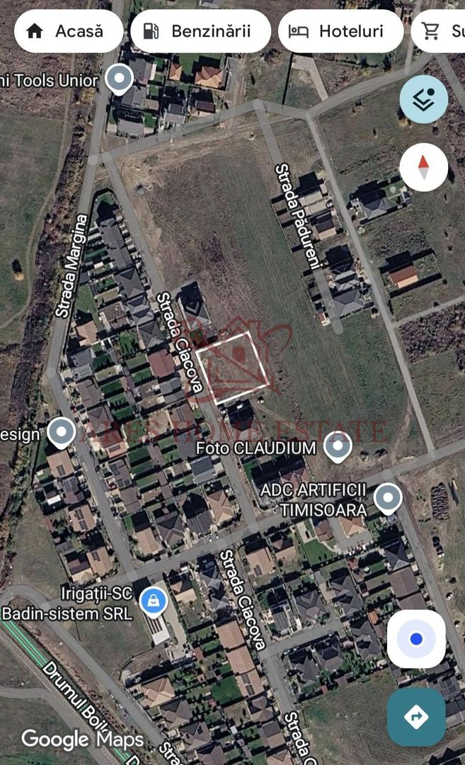 Teren 611 mp pentru duplex|2 fronturi|Toate utilitatile|Drumul Boilor - Poză 1