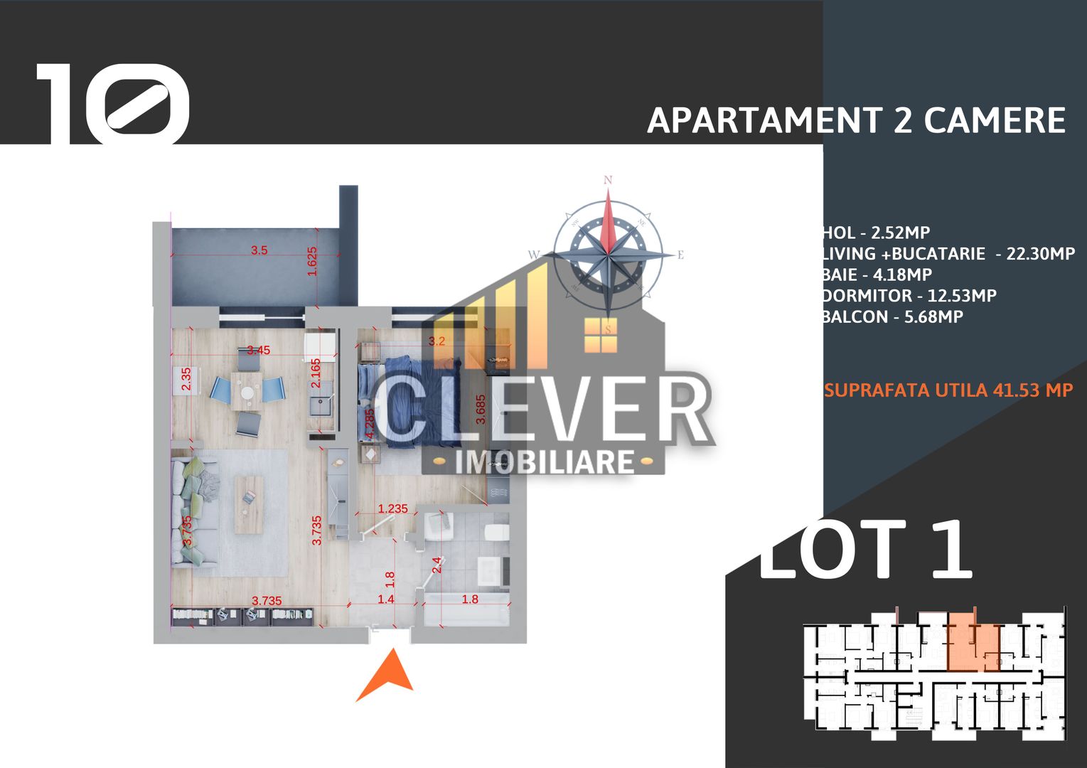 PROMO Apartament 2 camere Ideal Investitie Theodor Pallady - Poză 2