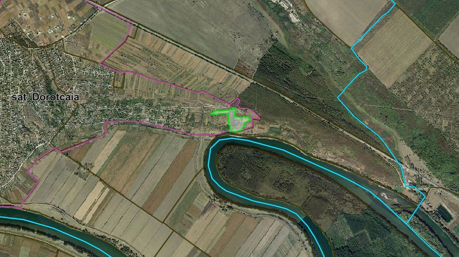 Teren intravilan, 264 ari pe malul Nistrului, Doroțcaia - Poză 7