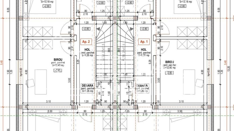 Duplex cu 4 camere si 300 mp de curte, in Cartierul Athitectilor - Schiță 5