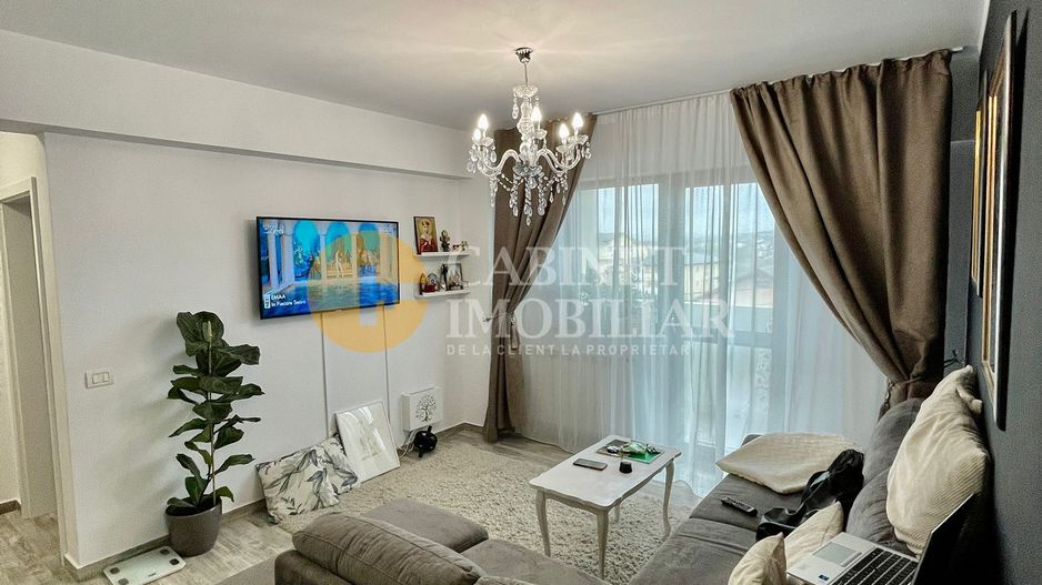 Etaj 2 Apartament 2 Camere Bloc Nou Mobilat si Utilat 10 Minute Palas - Poză 9