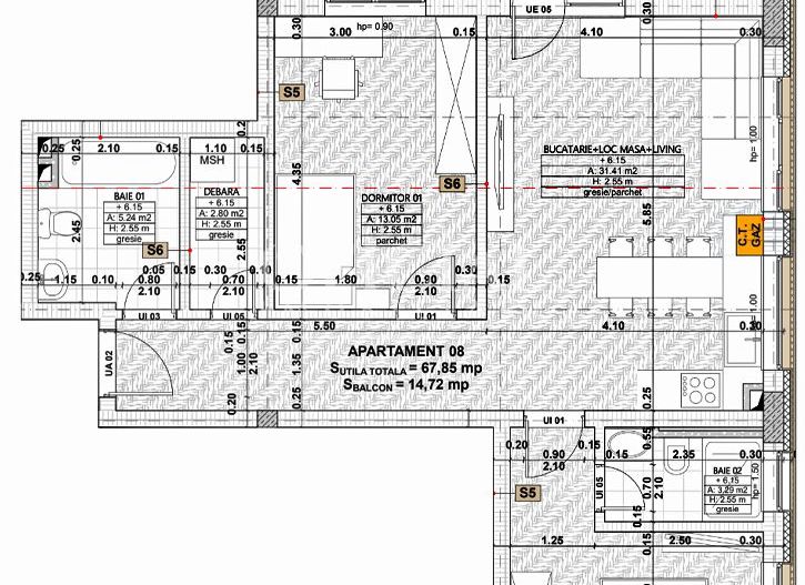 Dezvoltator | Apartament 3 Camere | 68 mp | 2 Bai | Zona Eroilor - Poză 8