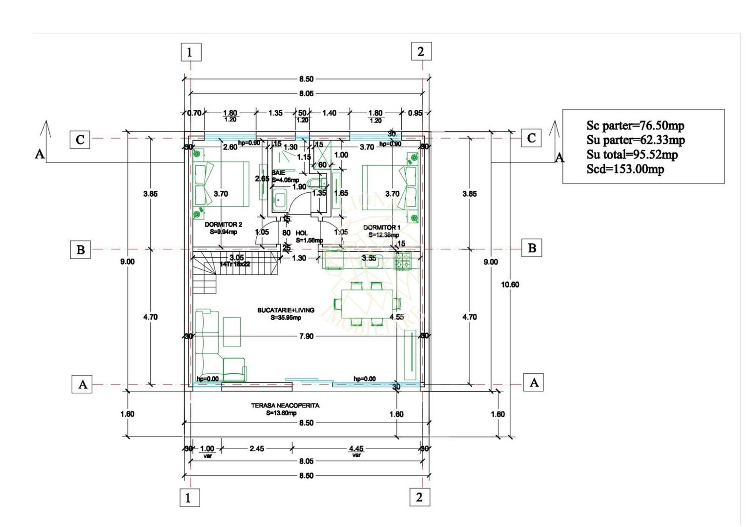 Teren 500mp cu Proiect Resort exclusivist-panorama lac Colibita - Poză 9