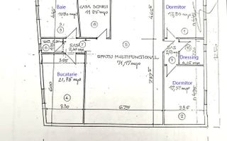 Apartament Renovat 150 MP Dorobanți | Mansardă, Șemineu - Schiță 9