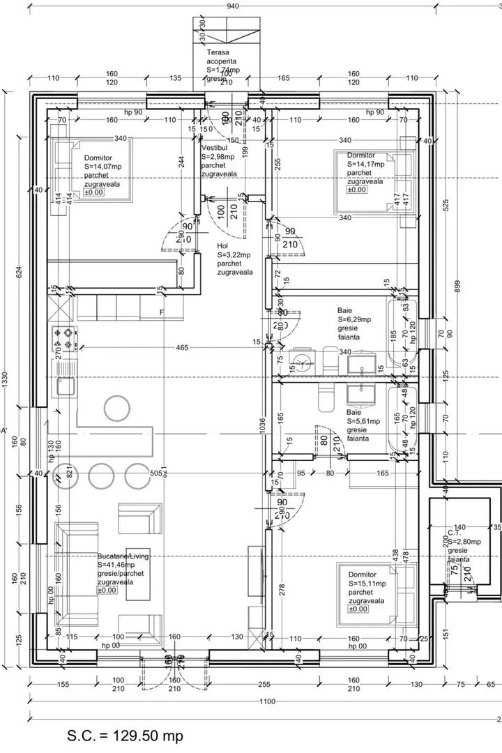 Tva inclus! Vila finalizata cu bucatarie de vara + gradina amenajata - Poză 13