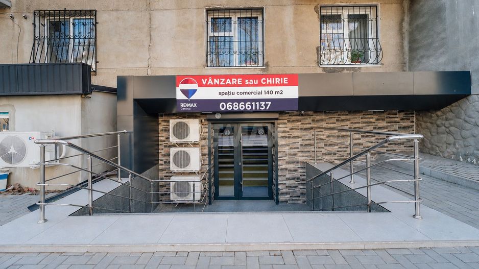 Spre chirie I Spațiu Comercial I 140 m2 I Buiucani I Prima linie - Poză 1