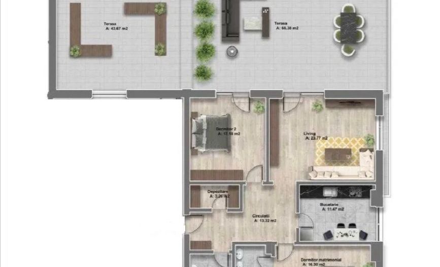 3 camere |  209.9mp | 2 locuri parcare | Sisesti-Baneasa - Poză 1