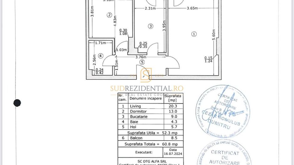 De Inchiriat Apartament 2 camere decomandat, complet mobilat si utilat - Poză 8