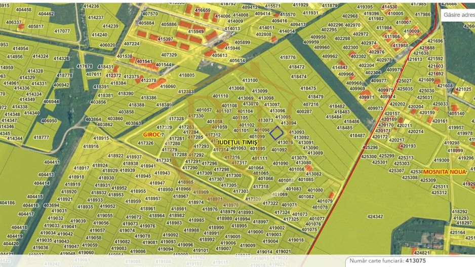De vanzare teren intravilan in Giroc,642 mp, front stradal 20 ml. - Poză 3