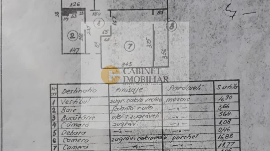 2 camere|  Decomandat | Sala Palatului |  Bloc din 1962 - Poză 17