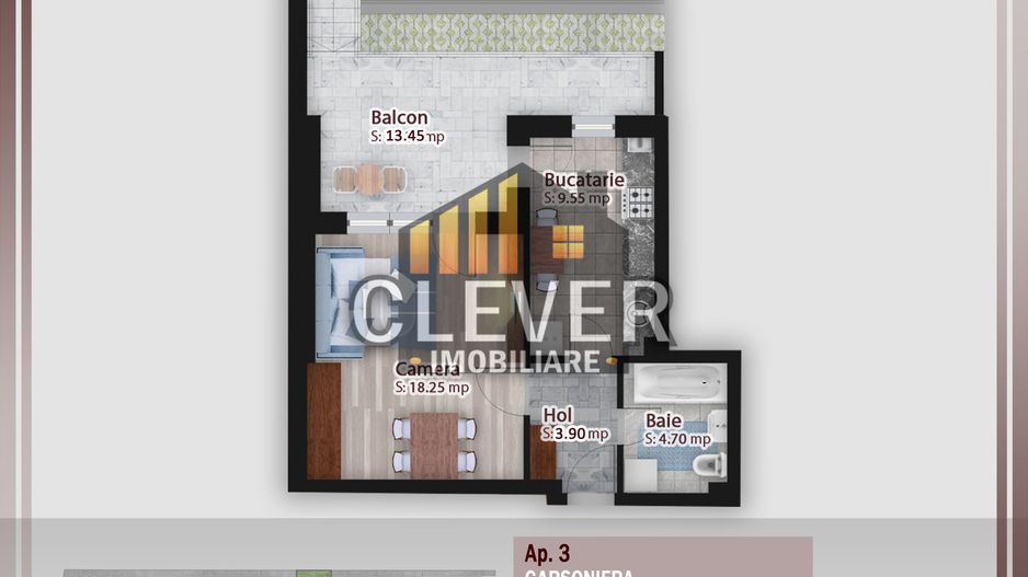 Garsoniera decomandata cu Gradina 23mp-Theodor Pallady - Poză 2