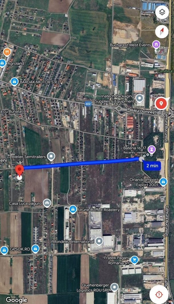 Teren intravilan Clinceni Str. Ortansei la 2 min de centura București - Poză 5