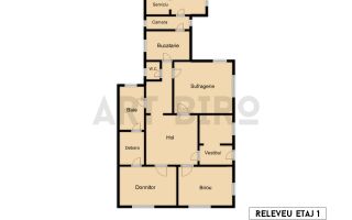 Zero comision, 120mp birou elegant in vila eclectica, Polona - Tunari - Schiță 14