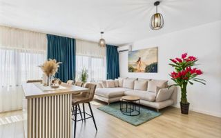 Apartament mobilat cu 2 camere | Terasa 50mp | Dumbravita - Poză 2