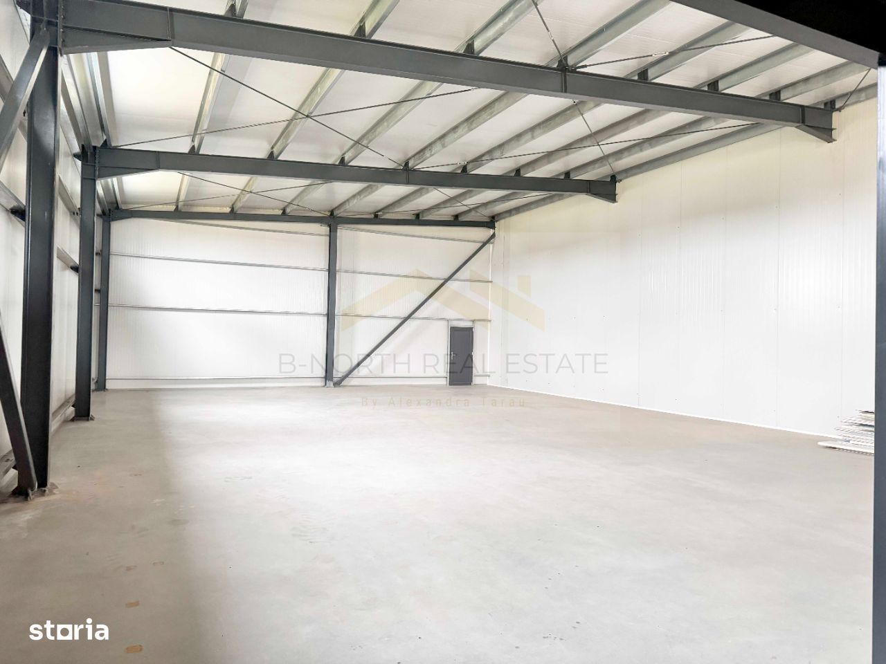 Hală nouă de închiriat 500 mp cu birou și acces TIR | lângă autostrada A2 - Poză 4