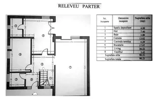 Vila *P+1* // 5 camere // 154 mp utili // teren 700 mp // Corbeanca - Schiță 57