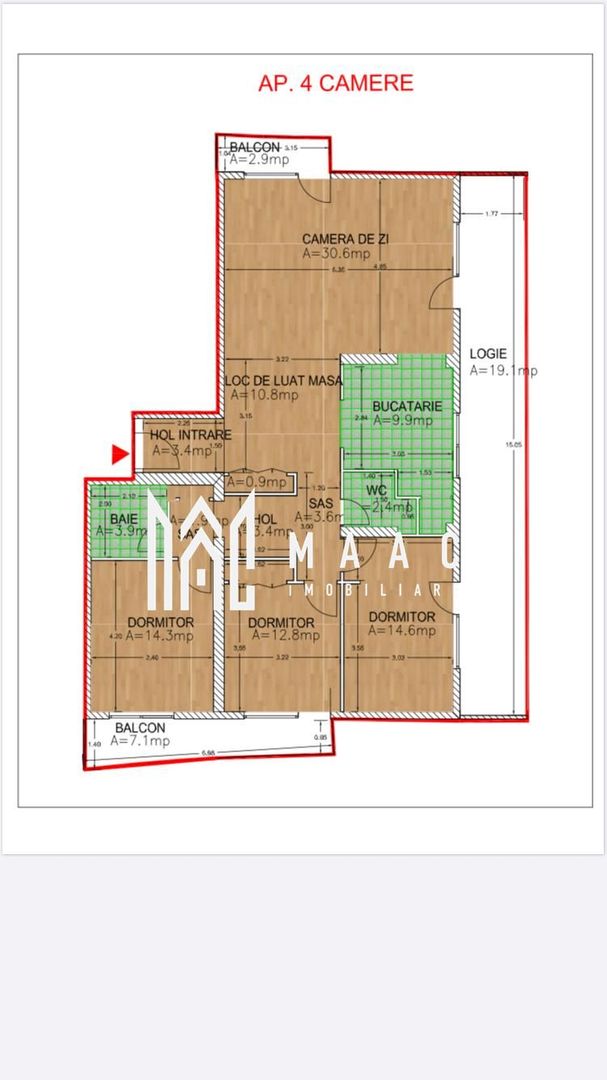 Apartament modern I La cheie I 4 camere I Lift I Hipodrom - Poză 4