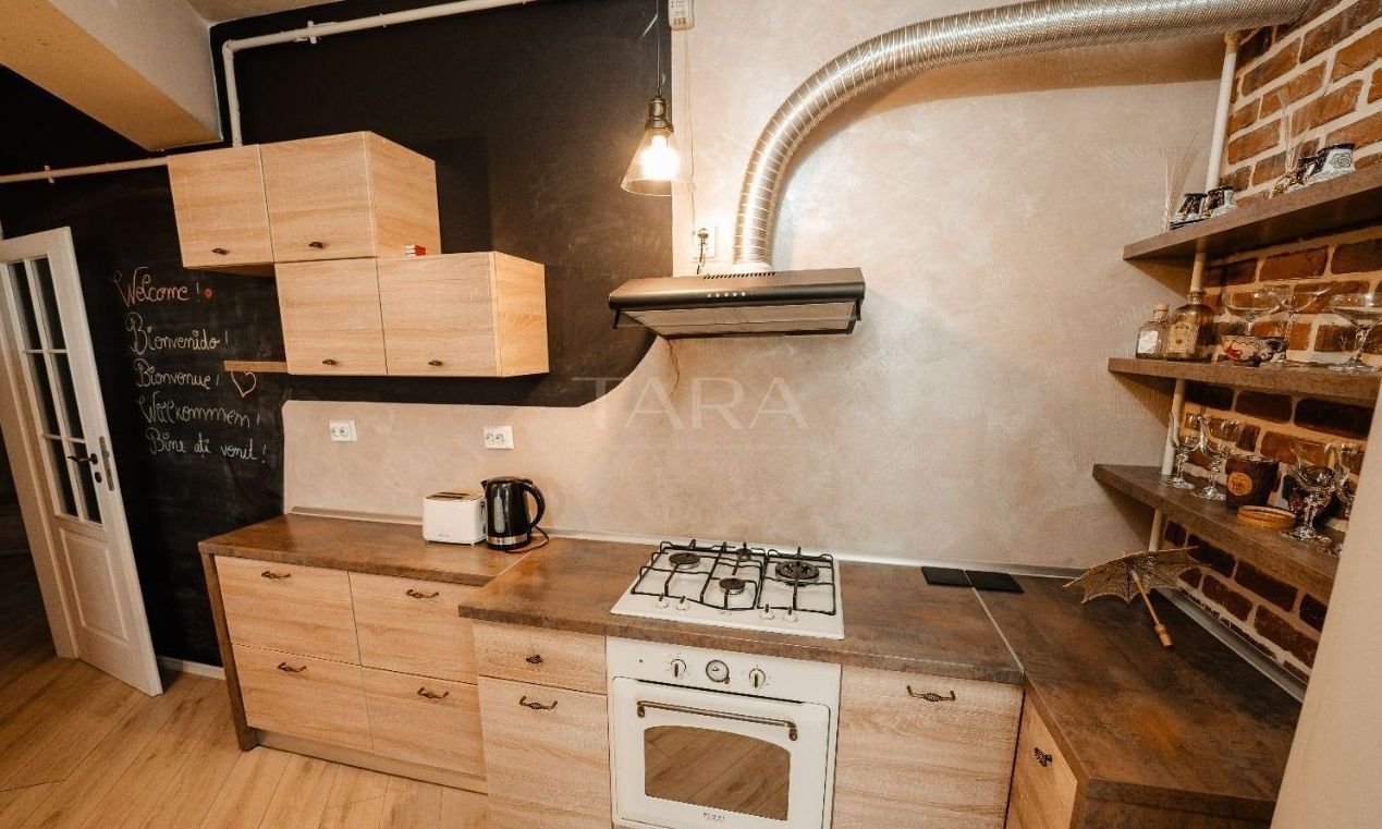 Apartament open space, Mărăști, complet mobilat. - Poză 4