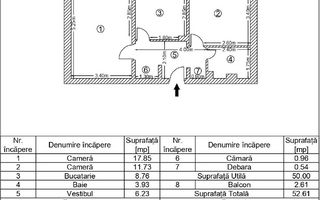 Oportunitate Langa Parcul IOR: 2 Camere Decomandat Pret Avantajos - Schiță 13