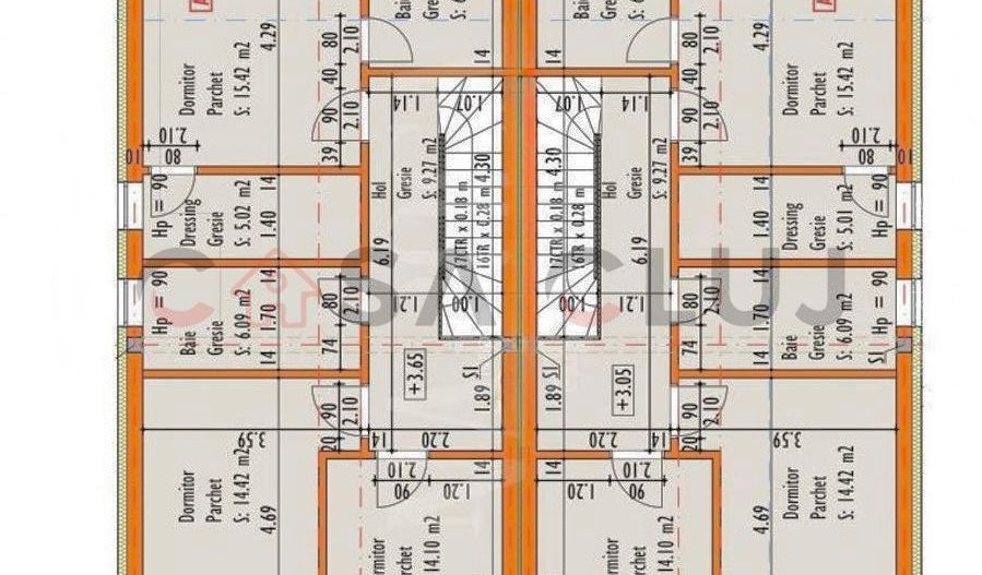 Casa noua cu 4 camere in Borhanci, zona TCI! - Poză 9