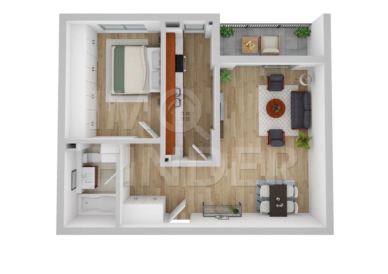Apartament Premium 2 camere, Andrei Muresanu- Ansamblu Exclusivist - Schiță 3